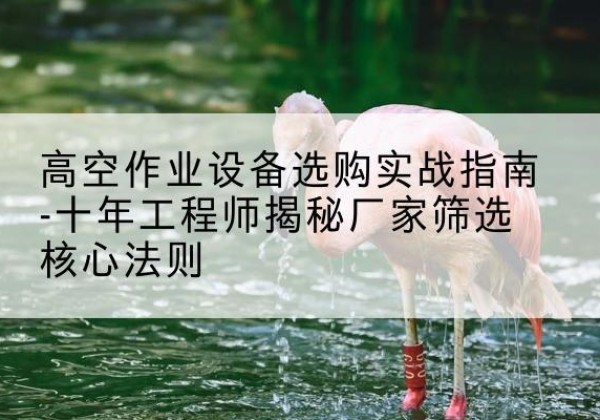 都安剪叉式升降机厂家-高空作业设备选购实战指南-十年工程师揭秘厂家筛选核心法则